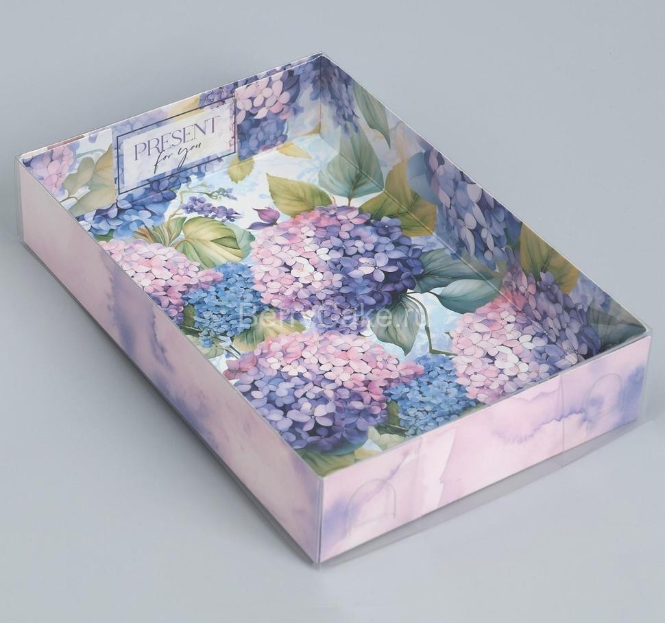 Коробка для кондитерских изделий «Подарок для тебя», 18 х 12 х 3.5 см
