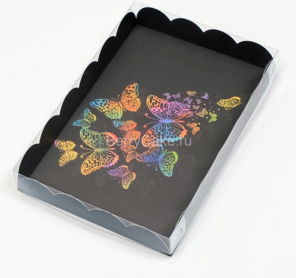 Коробка для печенья, "Полет бабочки", 22 х 15 х 3 см