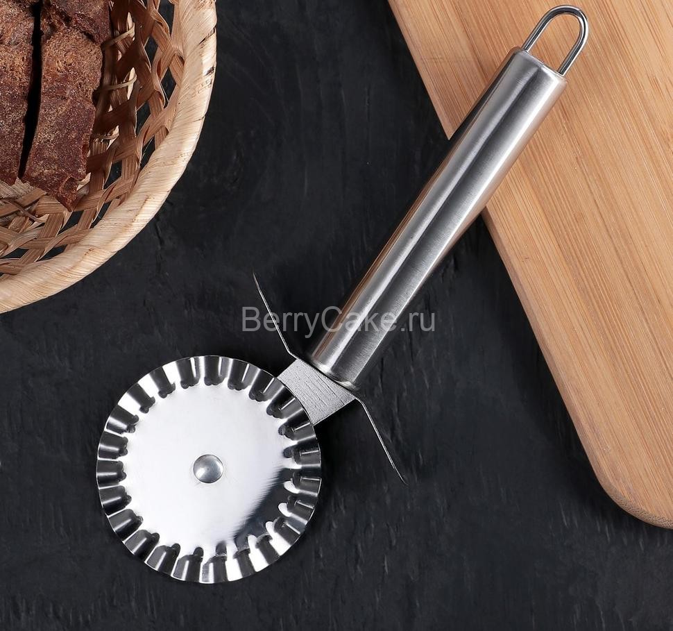 Нож для теста и пиццы «Металлик», 20 см