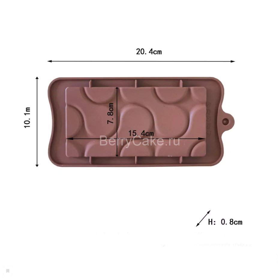 Форма силиконовая для шоколада «Плитка гипноз»!!
