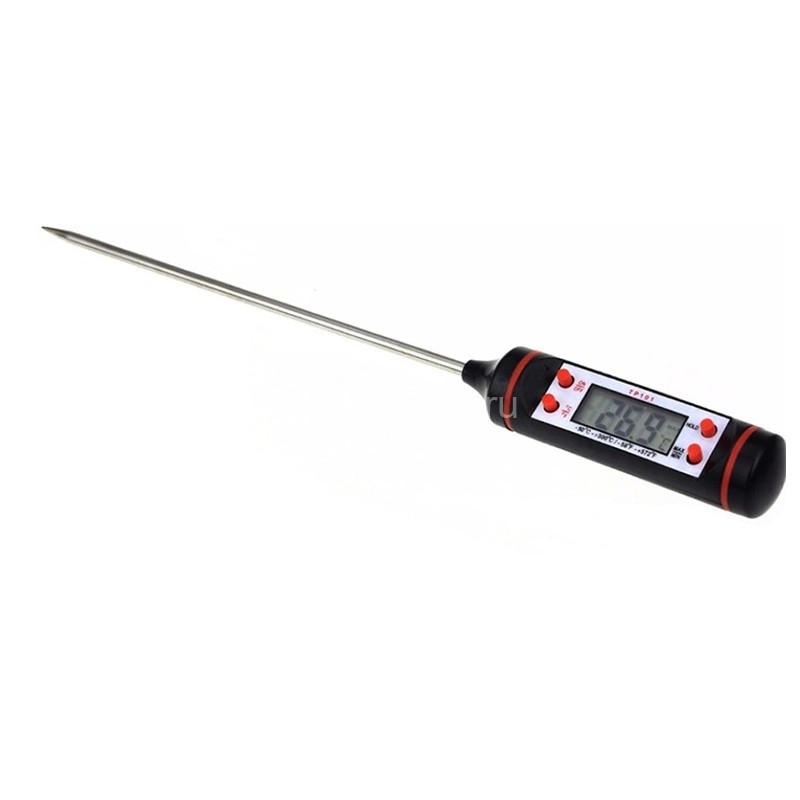Термометр погружной черный с футляром (ЛС)