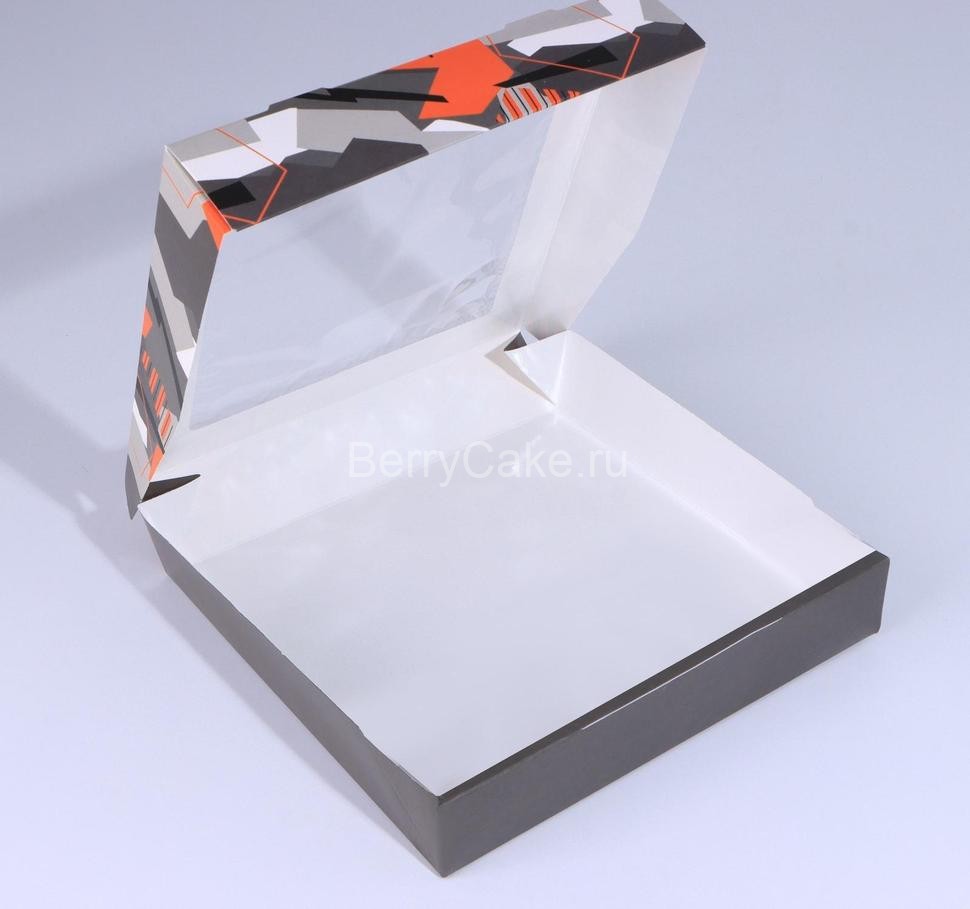 Коробка складная «23 Геометрия», 20 × 20 × 4 см
