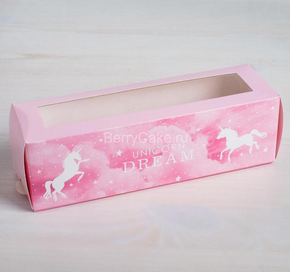 Коробочка для макарун Unicorn Dream 18 х 5,5 х 5,5 см