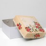 Кондитерская упаковка, короб, "Красные розы" , 30 х 30 см, 2 кг