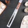 Нож для бисквита мелкие зубцы, рабочая поверхность 30 см, деревянная ручка
