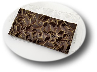 Форма для шоколада Плитка Сломанный кристалл