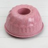 Форма для выпечки «Немецкий кекс. Долли», 22,5×9,9 см, с мраморным антипригарным покрытием, цвет розовый