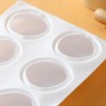 Форма для выпечки и муссовых десертов KONFINETTA «Пуэнти», 30×18×3 см, 8 ячеек, ячейка 6,6×6,6×3 см, цвет белый