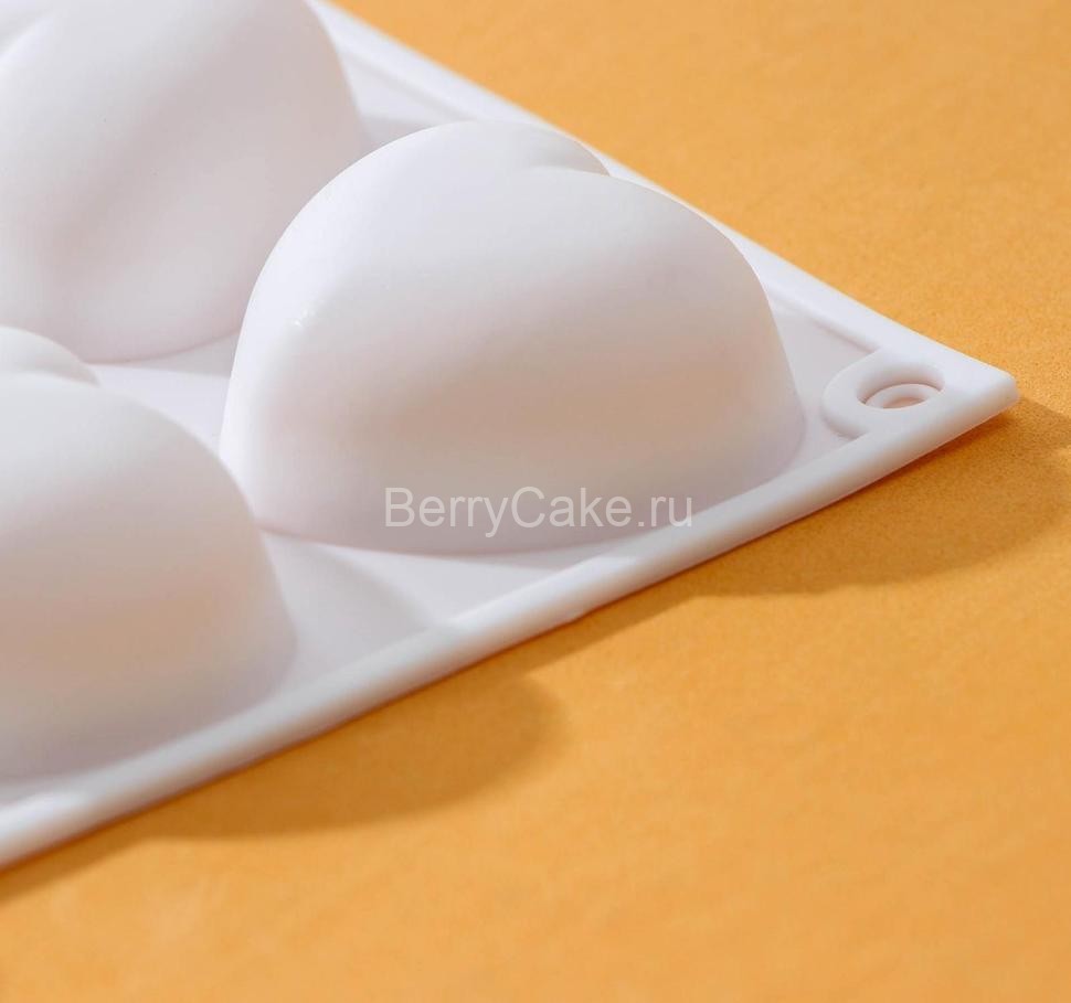Форма для муссовых десертов и выпечки KONFINETTA «Сердца», 29,8×17,3×2,5 см, 15 ячеек, ячейка 5×4,6 см, цвет белый