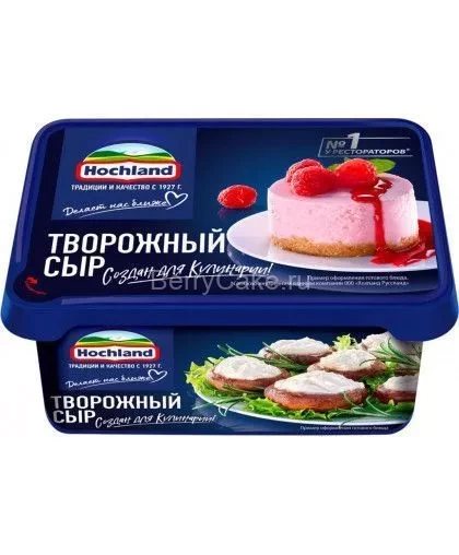 Сыр творожный Hochland Cream Cheese БЗМЖ, 400 гр.