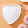 Форма для выпечки и муссовых десертов «Сердце», 15,5×15,5×5,5 см, цвет белый