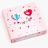 Коробка под 16 конфет «Сердца», 17,7 х 17,7 х 3,8 см