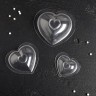 Набор молдов кондитерских «Сердца», 3 шт, 11,2×10,5×9,5 / 9×7,7×6,5 / 7×5,5×4,5 см
