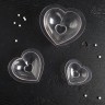 Набор молдов кондитерских «Сердца», 3 шт, 11,2×10,5×9,5 / 9×7,7×6,5 / 7×5,5×4,5 см