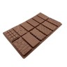 Форма силиконовая для шоколада «Плитки микс» 12 в 1