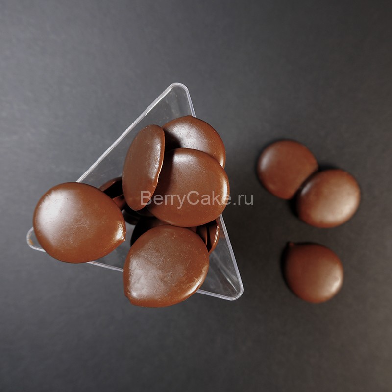 Глазурь шоколадная Шокомилк темная №77, 1 кг.