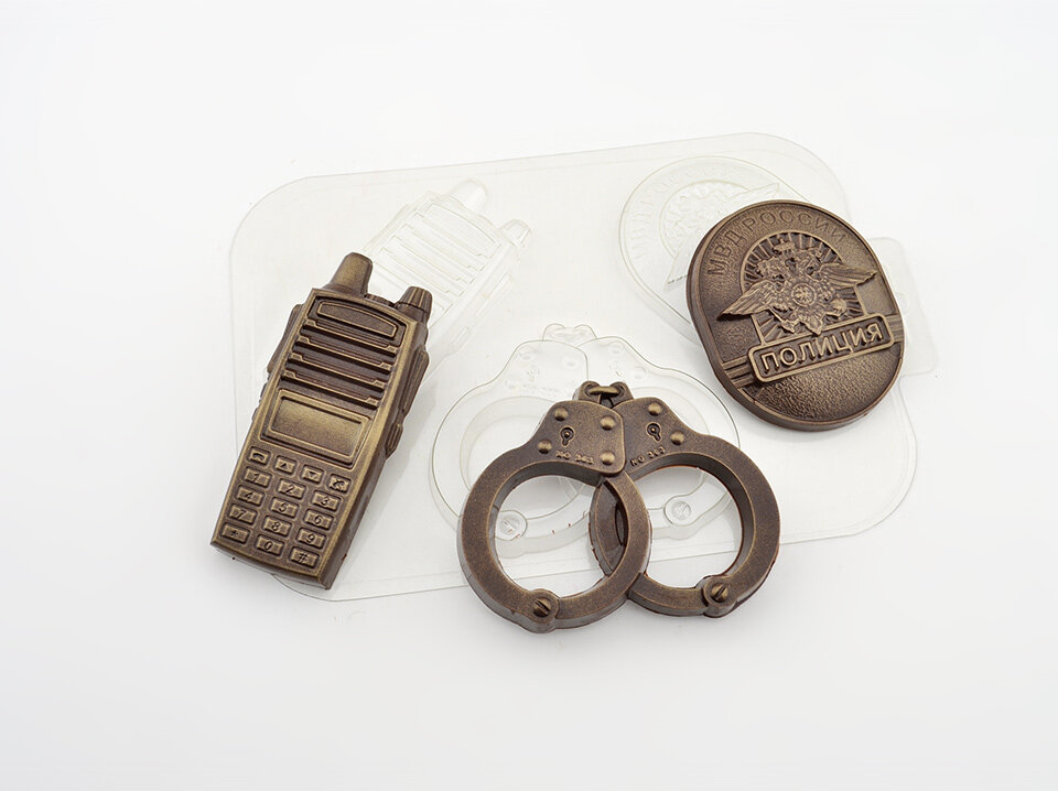 Форма для шоколада Набор Полиция!!