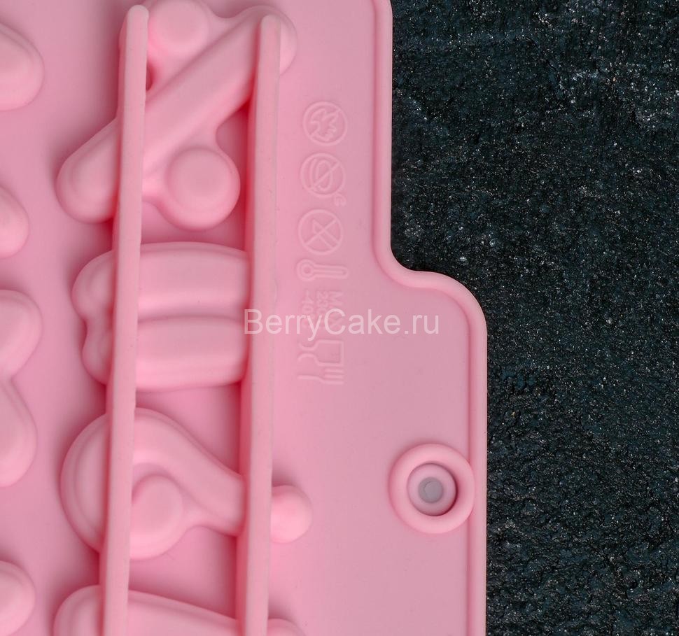 Форма для льда и шоколада «Цифры», 30,2×16 см, 28 ячеек, цвет МИКС