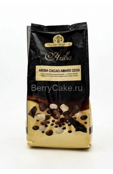 Какао-порошок алкализованный "Ariba Cacao Amaro" 22/24%, 100 гр.
