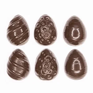 Форма для шоколада ПАСХАЛЬНЫЕ ЯЙЦА на подставке 6 шт