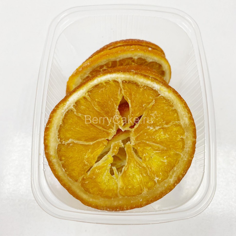 Апельсин кольца бережной сушки 100 гр.