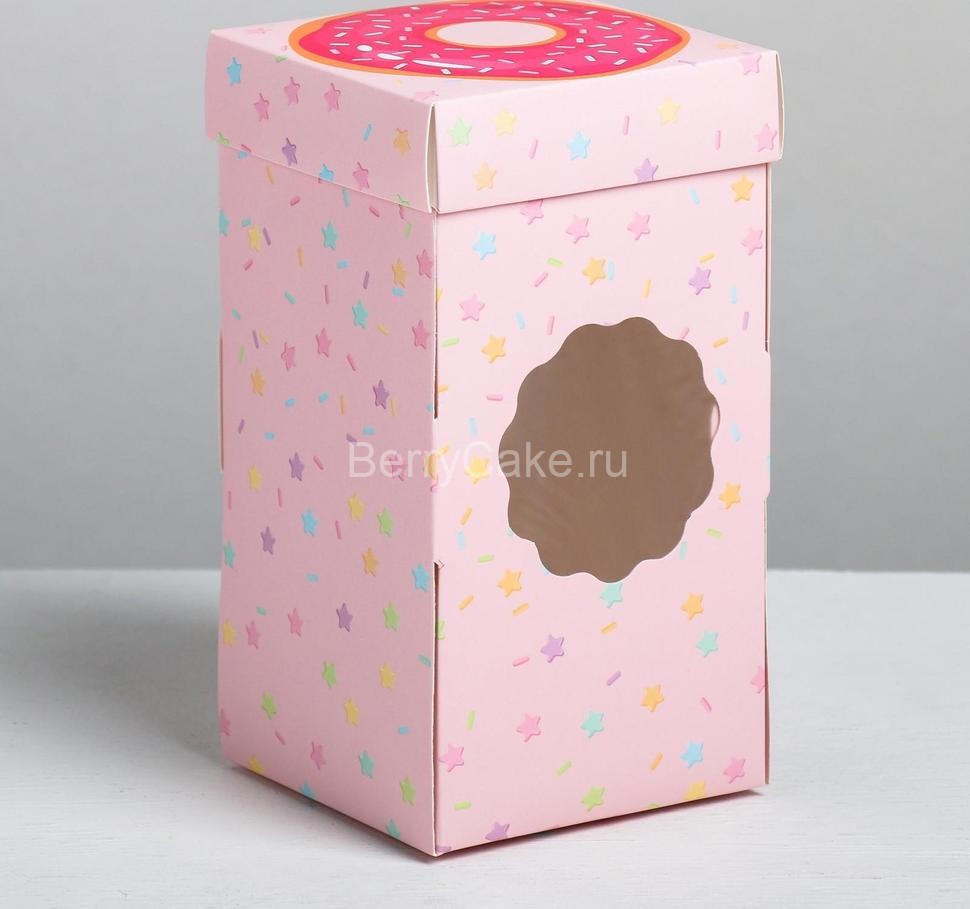 Коробка под капкейк «Сладости», 9 × 17 × 9 см