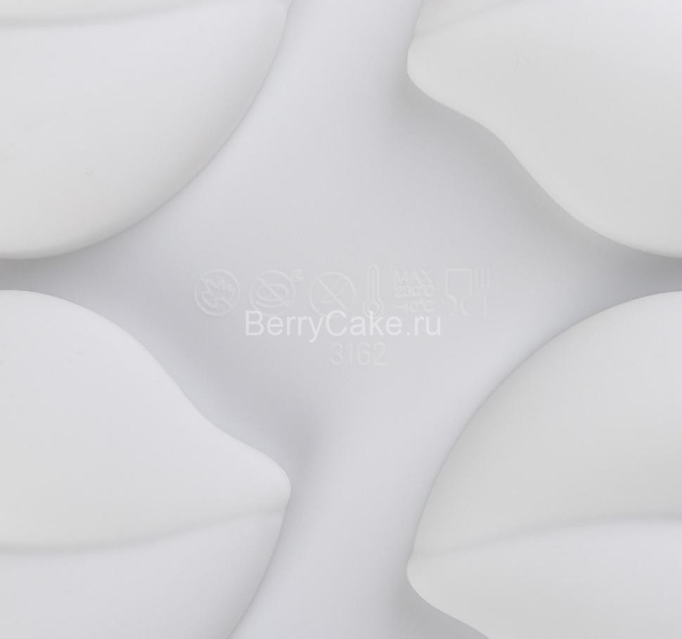 Форма для муссовых десертов и выпечки «Рандеву», 29,5×17,2 см, 8 ячеек (6,2×5,7 см), цвет белый