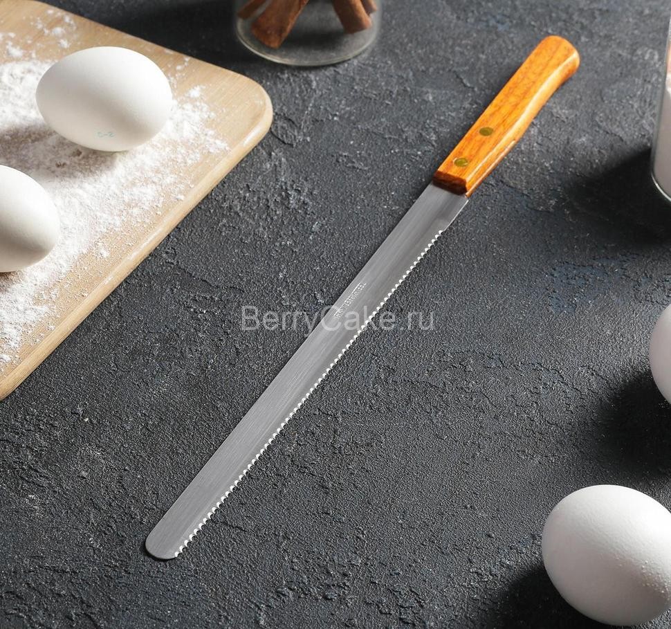 Нож для бисквита 22 см