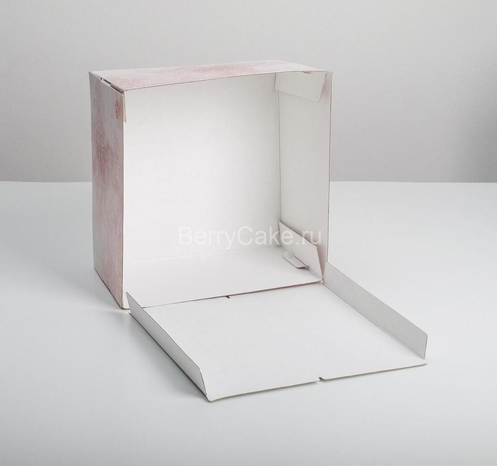 Коробка складная «Цветочная» 30 х 30 х 19 см