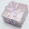 Коробка на 4 капкейка «Самой нежной и красивой», 16 × 16 × 10 см