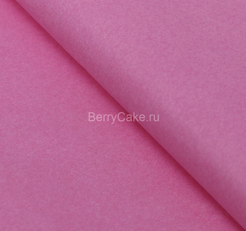 Бумага тишью, цвет розовый, 50 х 66 см, 10 листов