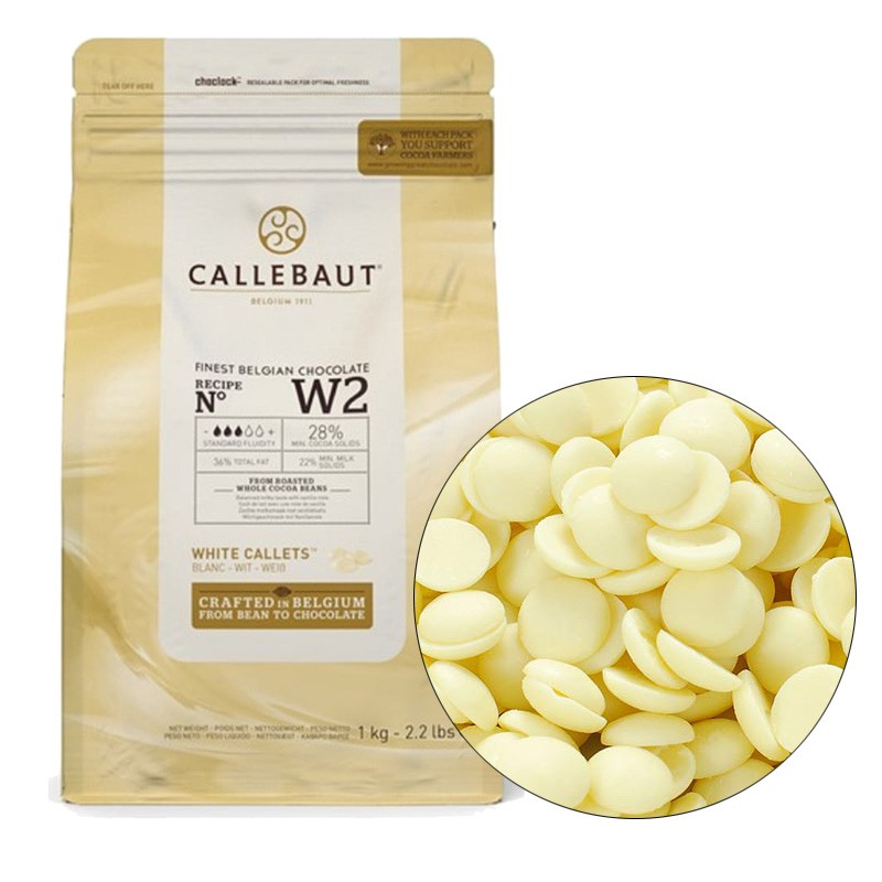 Шоколад  Barry Callebaut белый 25.9% 2.5 кг.