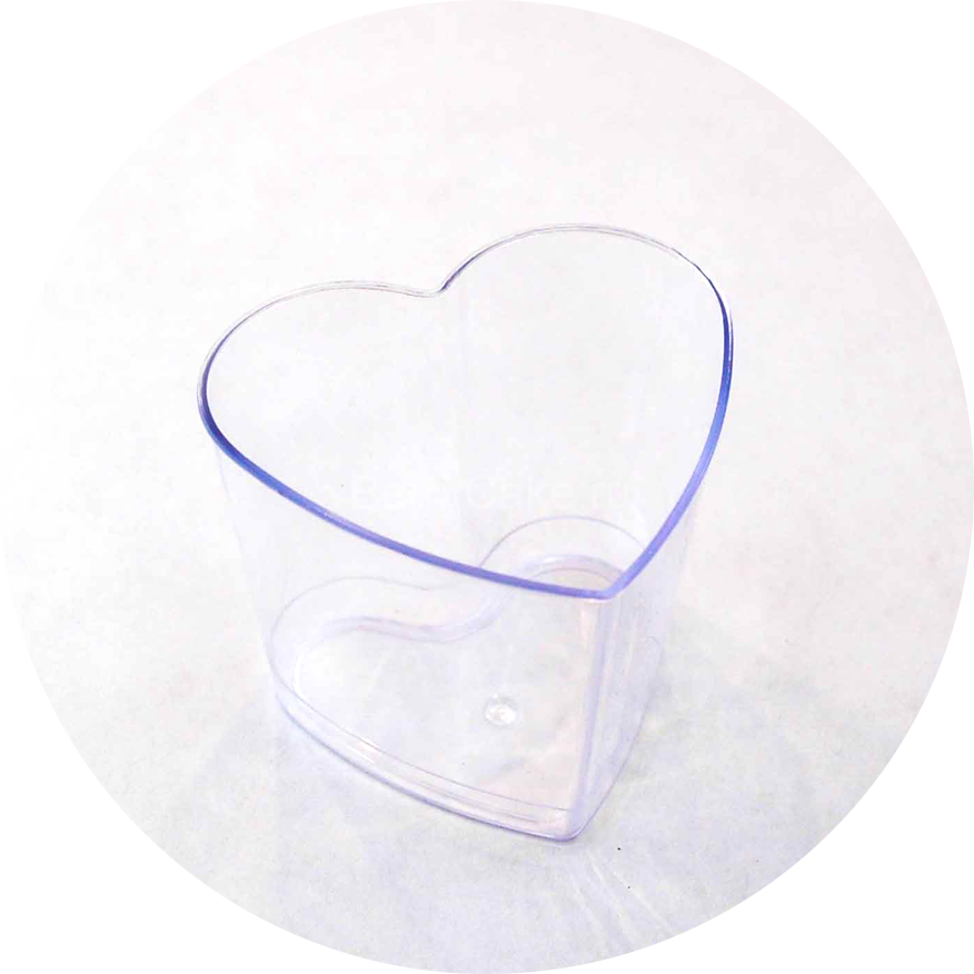 Креманка "Сердце" пластик