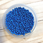Шарики StarCake "Синий перлам."сахар. 4 мм. 50 гр.