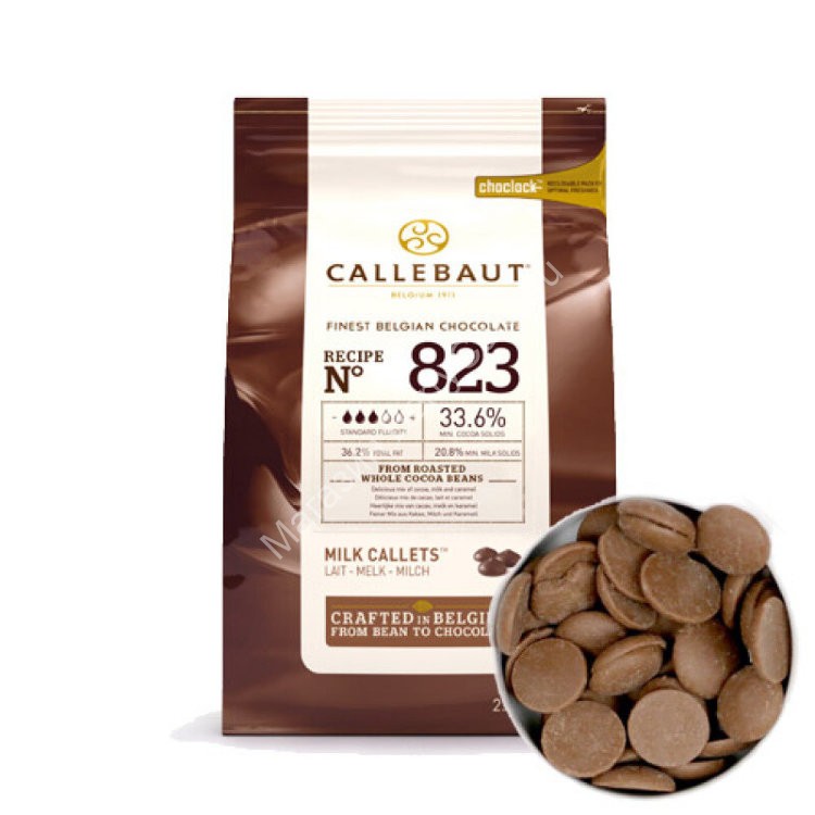 Шоколад Barry Callebaut молочный 33.6 % 2.5 кг.