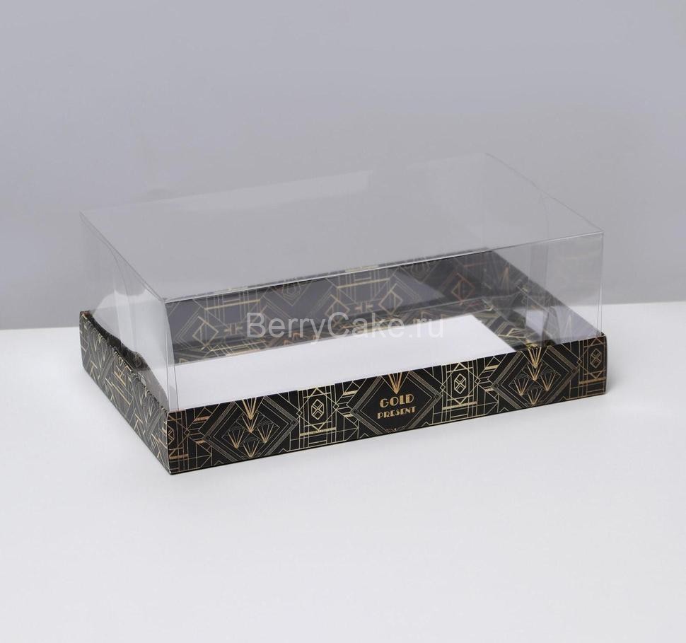 Коробка для десерта Gold, 22 х 8 х 13,5 см