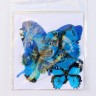 Набор для украшения «Бабочки», 12 шт, цвет голубой
