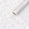 Бумага силиконизированная «Снежинки», серебряные, 0,38 х 5 м