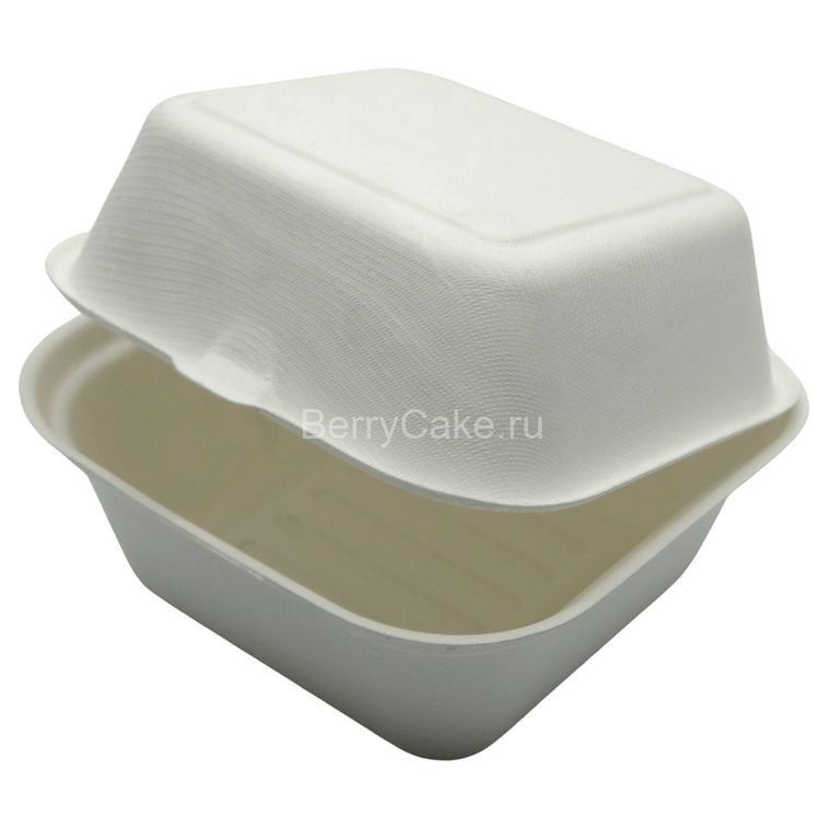 Коробочка для бенто торта гладкая (15 х 15 х 8 см)