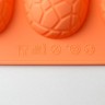 Форма для выпечки Доляна «Пасха. Шоколадное яйцо», 9 ячеек, 28×16×2 см, цвет оранжевый